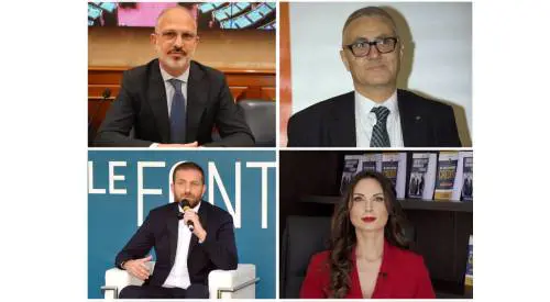  Nella foto da sinistra in senso orario Luigi Nave, Marco Cuchel, Elvira Capentieri e Francesco Cacciola