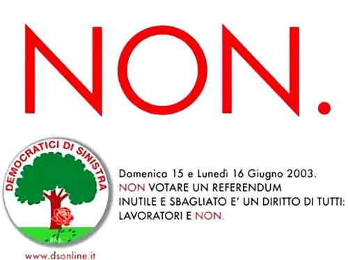 "Un diritto astenersi". La memoria corta della sinistra sul referendum