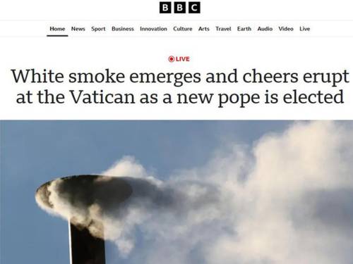 L'annuncio dell'elezione del Papa sui giornali stranieri
