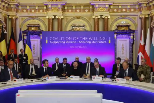 A Kiev i "volenterosi" Ue: cessate il fuoco di 30 giorni