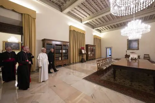 Una delle stanze dell'appartamento papale 