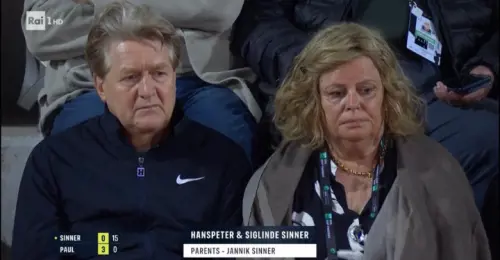 Chi è la mamma di Sinner e perché è andata via dagli spalti