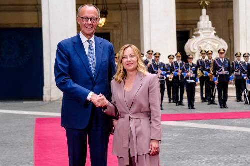 Meloni riceve Merz: "Smentita l Meloni riceve Merz: "Smentita l