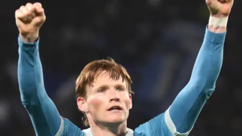 Scott McTominay esulta dopo un successo - Ansa