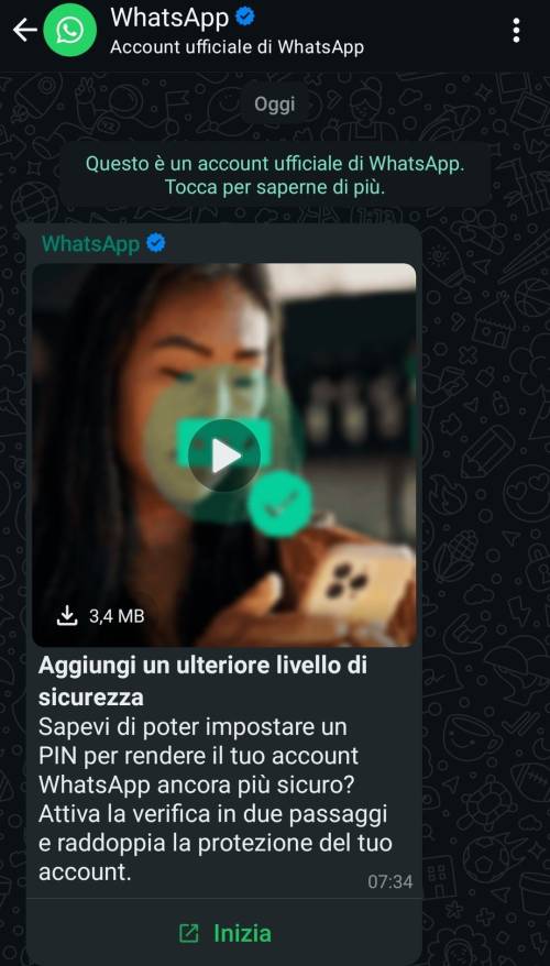 "Imposta il pin di sei cifre". Cosa vuol dire questo messaggio su WhatsApp "Imposta il pin di sei cifre". Cosa vuol dire questo messaggio su WhatsApp