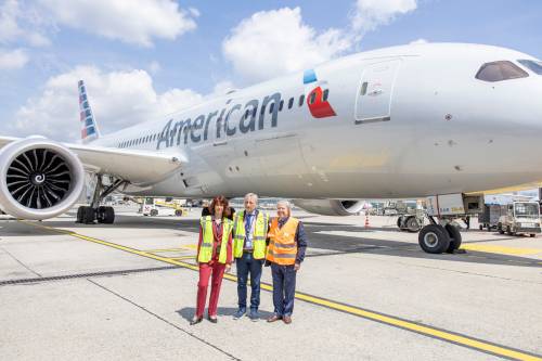 Malpensa, American Airlines inaugura il nuovo volo diretto estivo per Filadelfia
