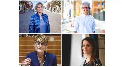 Da sinistra in senso orario Tenerini, Ciani, Barzotti e Mancini