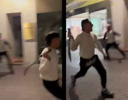 Violenta rissa fra stranieri a Bolzano, paura per strada: e spunta anche un machete