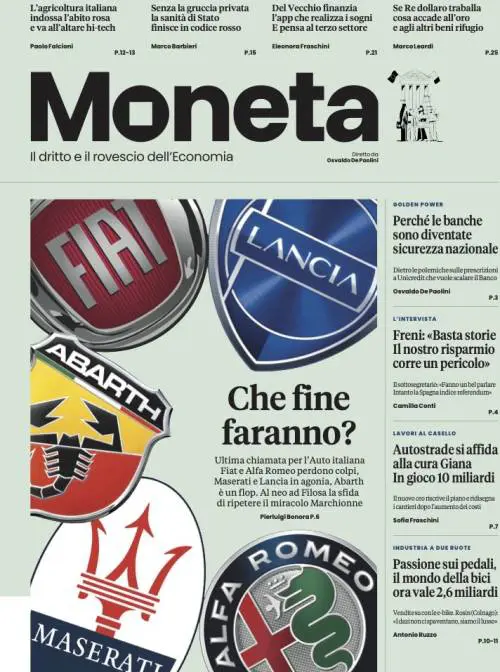 Su Moneta il destino Fiat e Maserati
