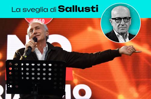 La sveglia di Sallusti - Lo schiaffo di Travaglio alla sinistra