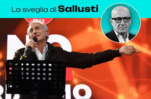La sveglia di Sallusti - Lo schiaffo di Travaglio alla sinistra