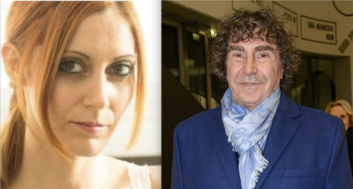 A sinistra Francesca Michelon, a destra il padre biologico Stefano D'Orazio