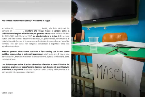 Liste divise per sesso: la surreale protesta di Non una di meno 