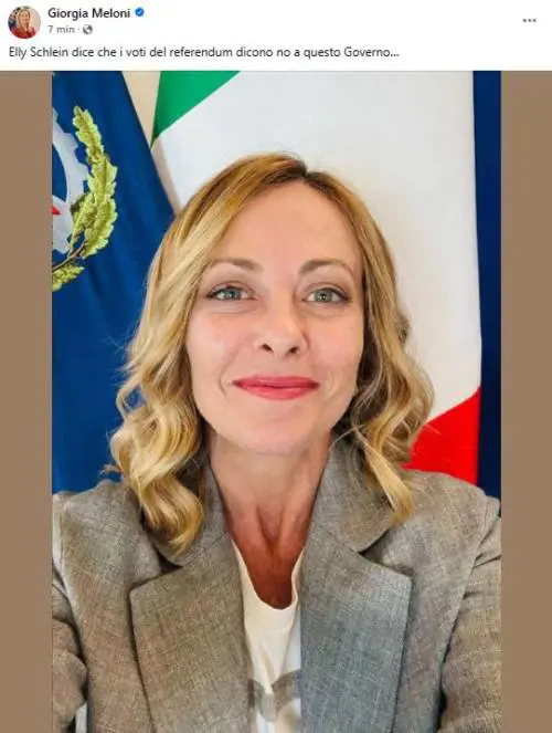 "Dice che il referendum...". La Meloni irride così la Schlein 