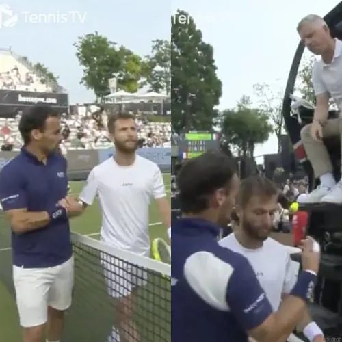 "Guardami, piccolo maiale": la frase choc di Fognini a Moutet