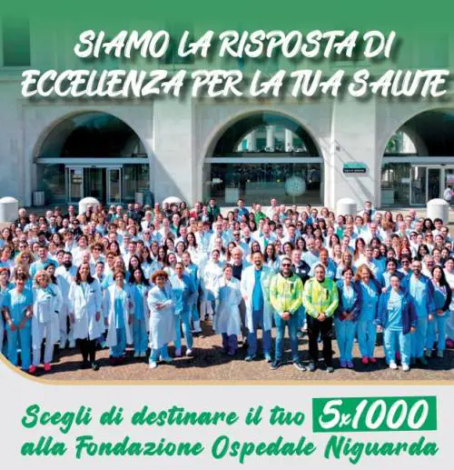 "Punto di riferimento nazionale". Perché destinare il 5x1000 alla Fondazione Ospedale Niguarda