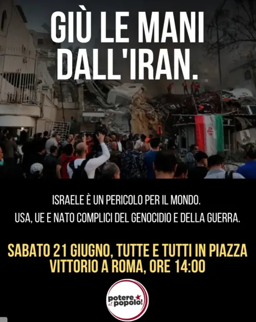 "Giù le mani dall'Iran": la sinistra adesso scende in piazza anche per gli ayatollah