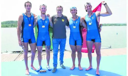 Doppio oro azzurro nel canottaggio