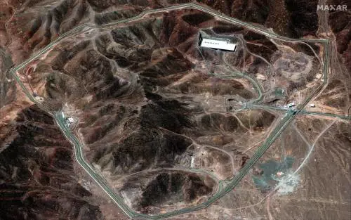 IMMAGINE SATELLITARE 2025 MAXAR TECHNOLOGIES