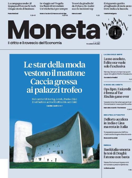 Moneta, il lusso diventa assoluto. Atomo, Bankitalia snobba Draghi