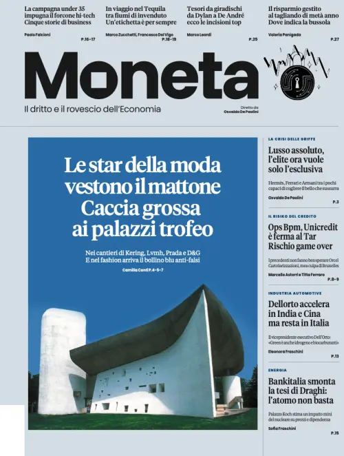 Moneta, il lusso diventa assoluto. Atomo, Bankitalia snobba Draghi