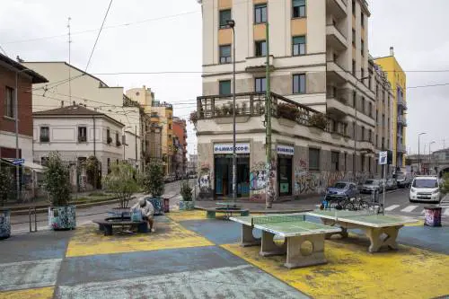 Nolo, Piazza Arcobalena. L'urbanistica tattica diventa un boomerang