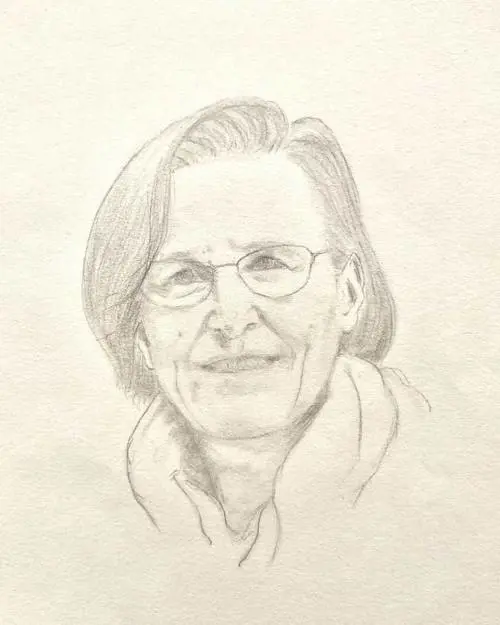 Ritratto di Giovina Mariano realizzato da Nina Poulsen (per gentile concessione di Margherita Mariano)