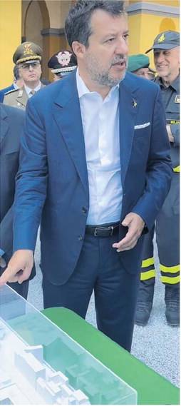 La Caserma Montello cittadella della sicurezza. Salvini apre il cantiere