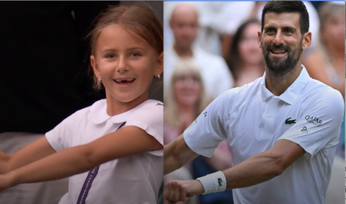 Cos'è il Pumpaj, il balletto virale di Djokovic con la figlia Tara