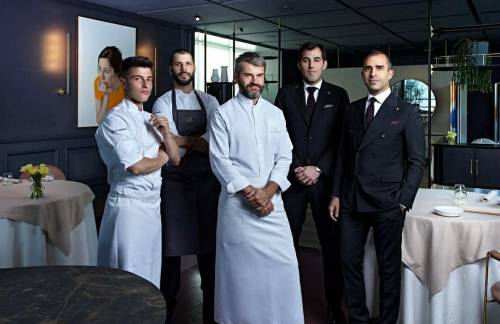 Bartolini al Mudec, lo staff. Boglioli e il primo da sinistra, Bartolini il terzo