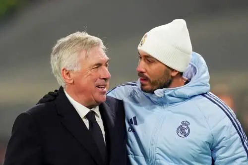 Carlo Ancelotti insieme al figlio Davide