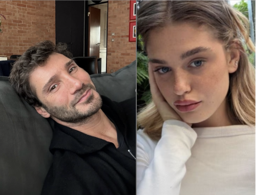 Stefano De Martino e la giovane Caroline Tronelli