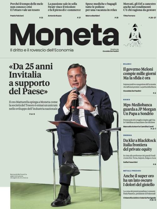 Moneta, Mattarella racconta Invitalia