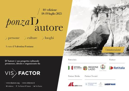 Torna il 18 e 19 luglio Ponza D'Autore: l'Italia che cambia si guarda allo specchio
