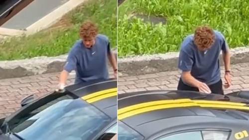 Sinner lava la sua Ferrari 812 Competizione: la vettura del Cavallino con 830 cavalli