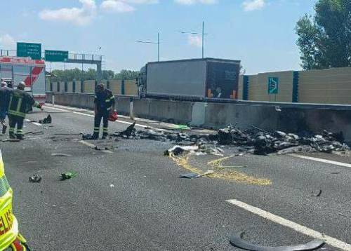 Ultraleggero precipita nel Bresciano, due morti