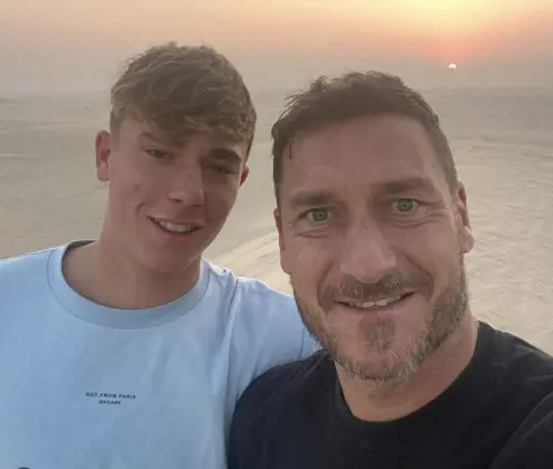 Cristian e Francesco Totti (Foto Instagram)
