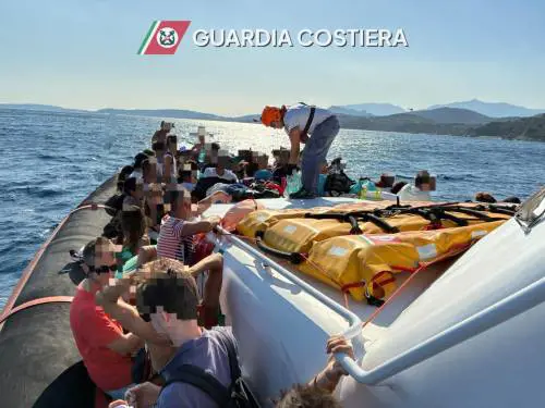 L'incendio scoppiato a Punta Molentis