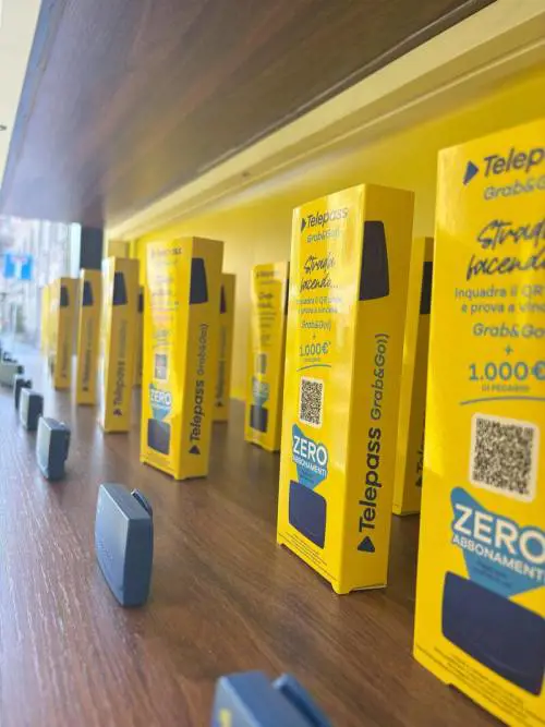 Grab&Go, il primo Telepass senza abbonamento