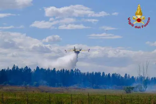 Catania, incendio nei pressi dell'aeroporto: voli sospesi