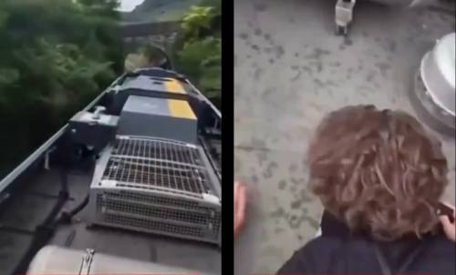 Dilaga il train-surfing: l'ultima follia dei ragazzi appesi al treno in corsa
