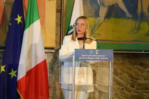 "Anche le Marche saranno Zona Economica Speciale". L'annuncio di Meloni ad Ancona