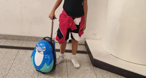Quel bambino trattato da bagaglio a perdere