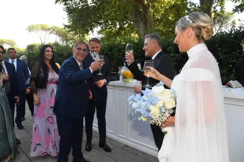 Ignazio La Russa ha unito in matrimonio Edmondo Cirielli e la compagna Maria Rosaria Campitiello: chi è il viceministro