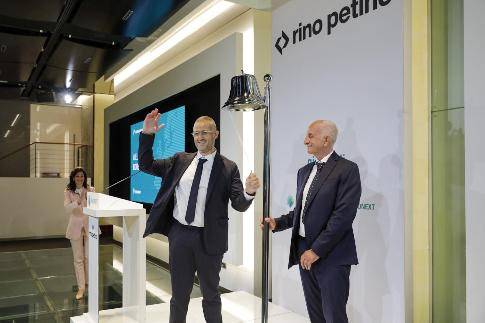 Rino Petino debutta in Piazza Affari