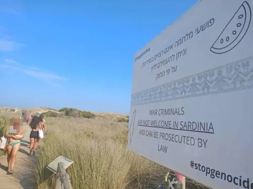 Immagine di Mario Carboni, Facebook. Spiaggia di "Su Giudeu"