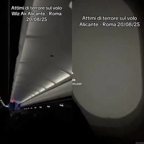 "Temevo di morire": cosa è successo sul volo Alicante-Roma
