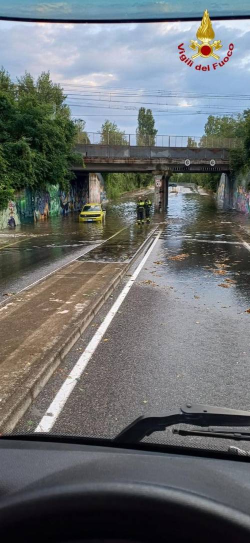 Maltempo e disagi in Romagna