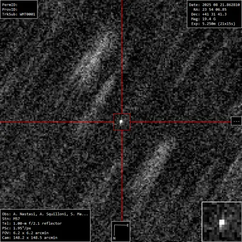 Dalle Madonie allo spazio: scoperto in Sicilia un nuovo asteroide vicino alla Terra, 224 anni dopo Cerere