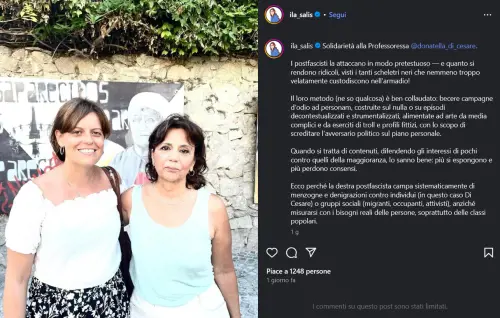 Salis-Di Cesare, una foto che dice tutto